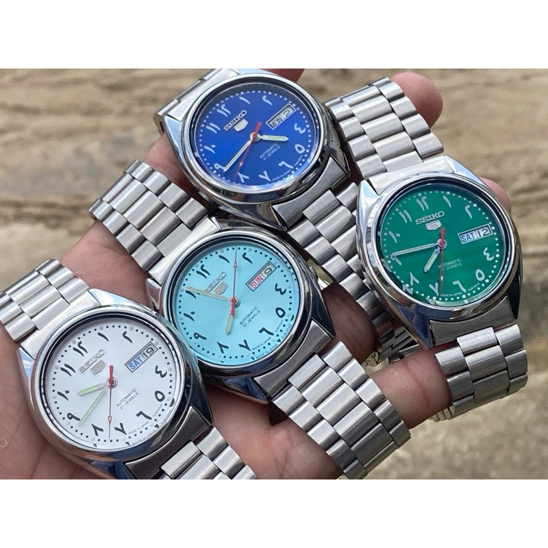 Seiko5 7S26 automatic Arabic dial นาฬิกาไซโก้ตัวเลขอาหรับ มือสองสภาพใหม่