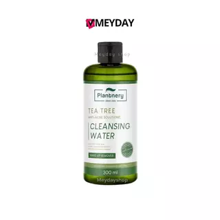 คลีนซิ่ง ทีทรี แพลนท์เนอรี่ Plantnery Tea Tree First Cleansing Water เช็ดทำความสะอาดเครื่องสำอาง สำหรับผิวเป็นสิว 300 มล