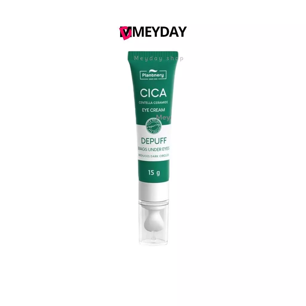 Plantnery Cica อายครีมรอบดวงตาซิก้า แพลนท์เนอรี่ เซนเทลล่า เซราไมด์ Centella Ceramide Eye Cream สูตรอ่อนโยนต่อผิว