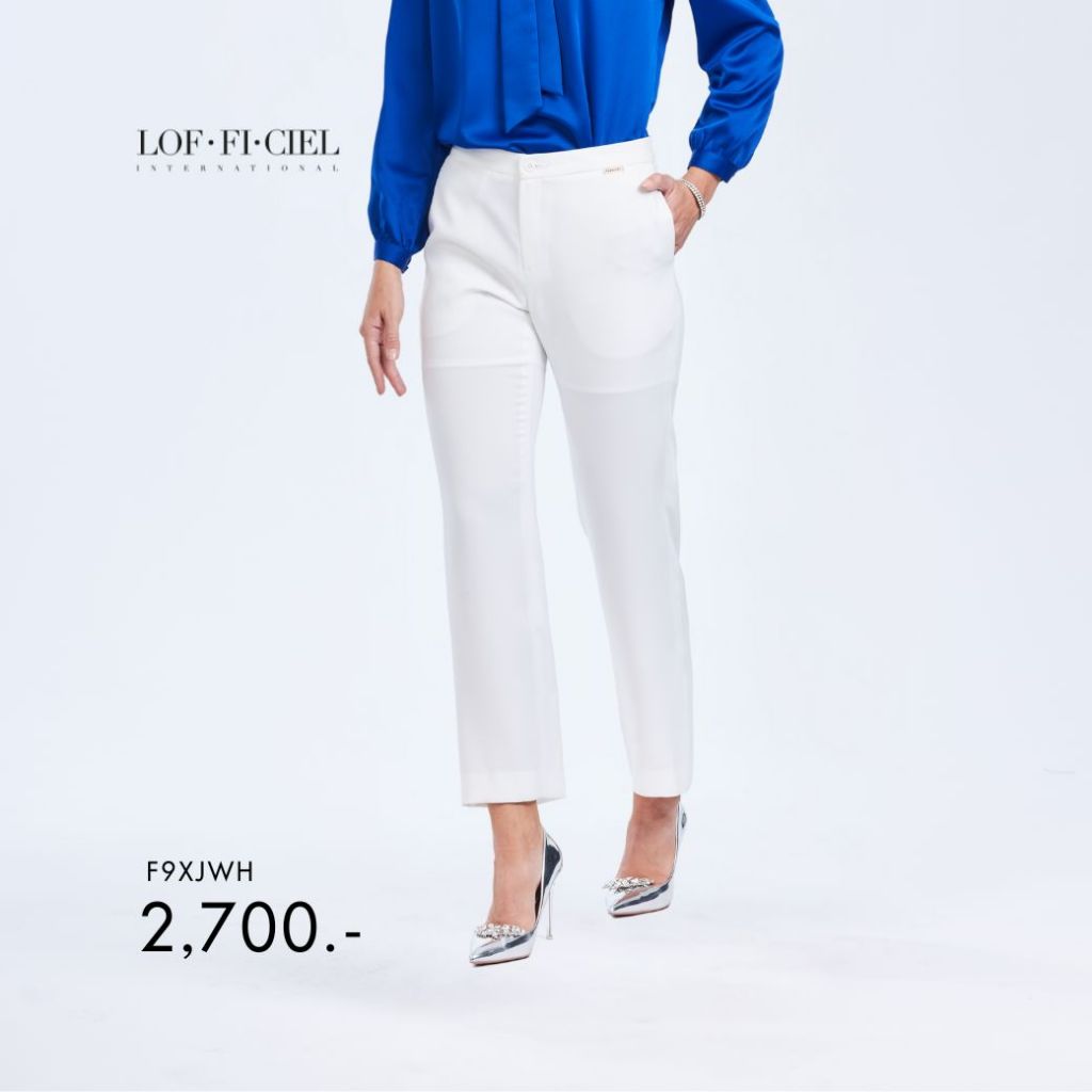 LOF-FI-CIEL กางเกงผู้หญิงขายาว Jubili Cigar สีขาว F9XJWH
