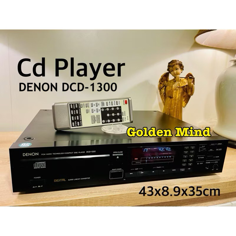 CD-01-130224 DENON DCD-1300 เครื่องเล่นซีดีมือสองจากประเทศญี่ปุ่น แถมหม้อแปลงและรีโมท