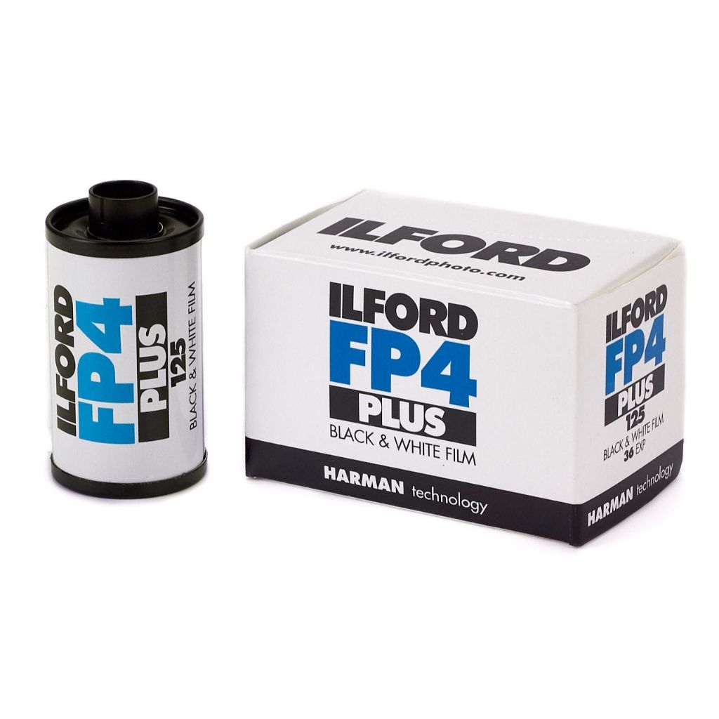 ฟิล์มขาวดำ Ilford FP4 Plus 125 35mm 36exp 135-36 Black and White Film ฟิล์มถ่ายรูป
