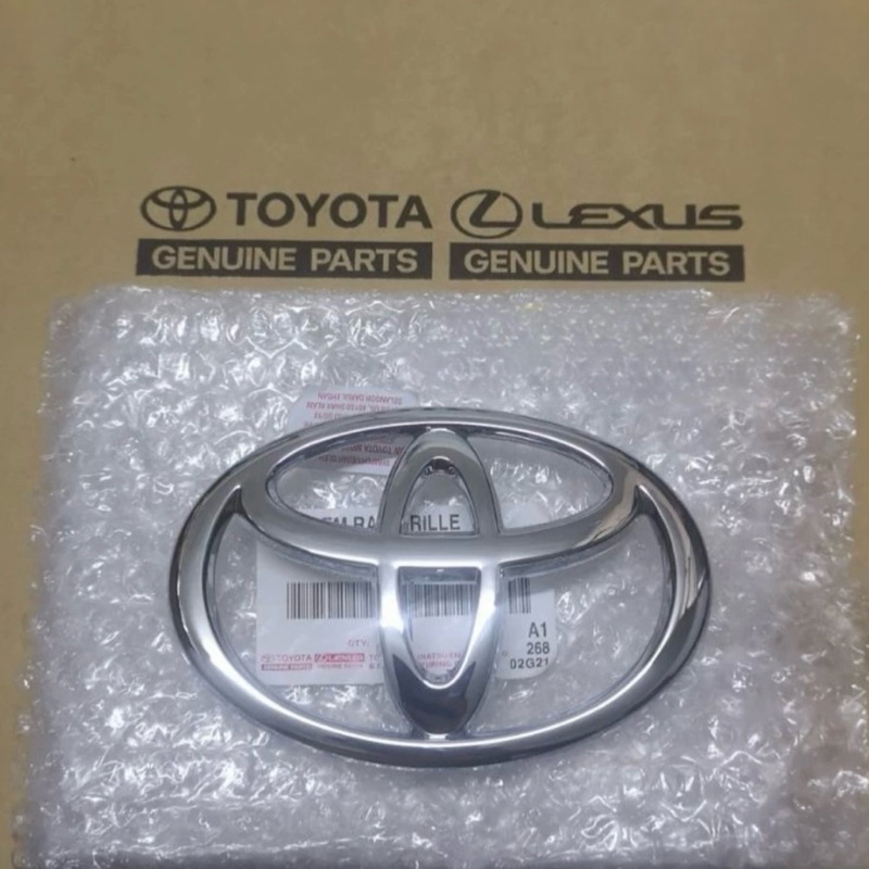 📌แท้ศูนย์ โลโก้ กระจังหน้า ALTIS 2006-2007 ขนาด 12x8cm (UNO-75311-02160)