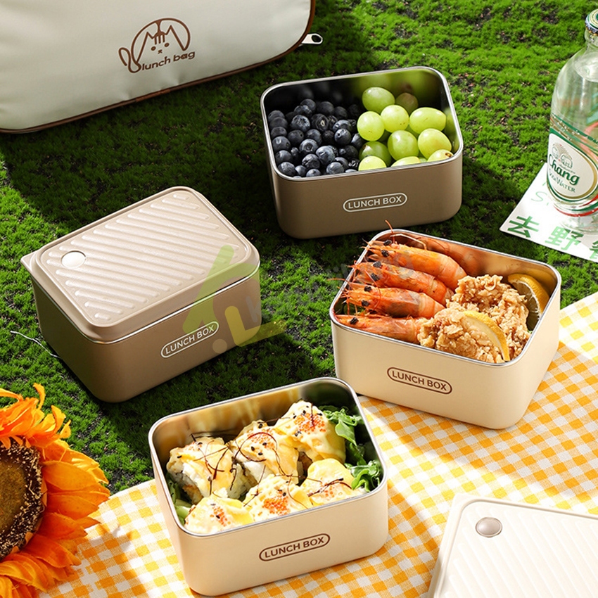 Softkiss กล่องข้าวกลางวัน กล่องเก็บอาหาร 2/3/4 ชั้น ปิ่นโตใส่อาหารสแตนเลส ความจุขนาดใหญ่ ไม่เป็นสนิม - รูปที่ 7