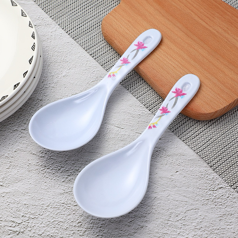 ทัพพี พลาสติกเคลือบเงา 20 cm