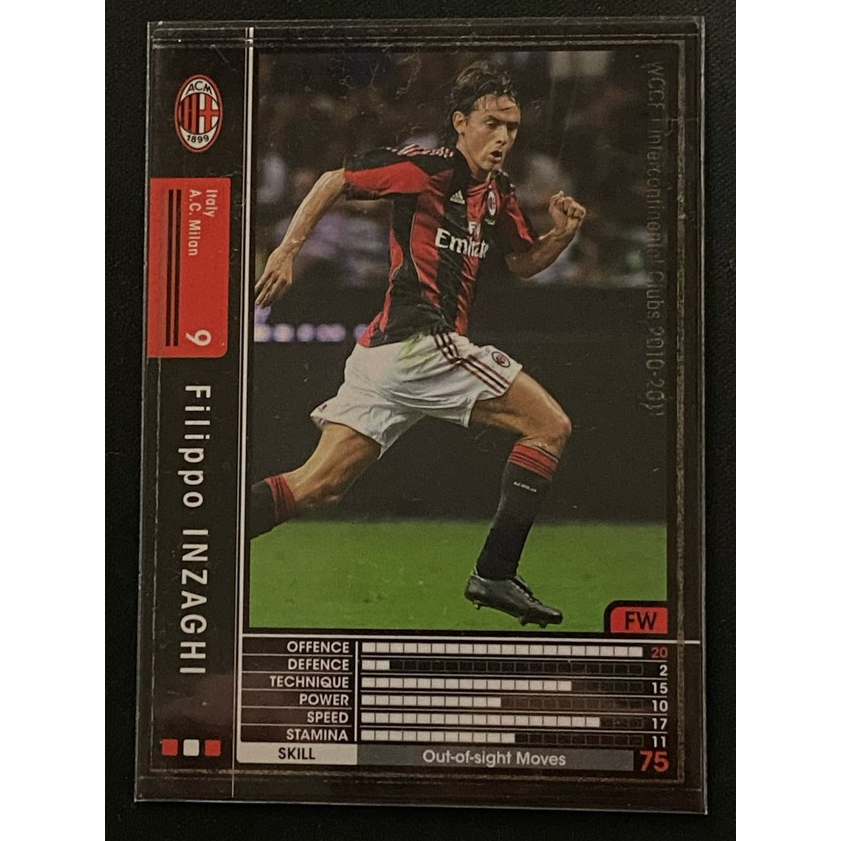 Panini WCCF 2010-11 Filippo Inzaghi A. C. Milan (JP)