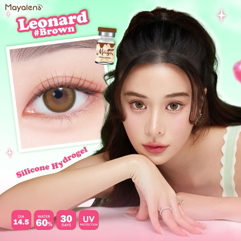 คอนแทคเลนส์ Mayaพรีเมี่ยม lens Zooma ค่าอมน้ำ60% ขนาดกลาง