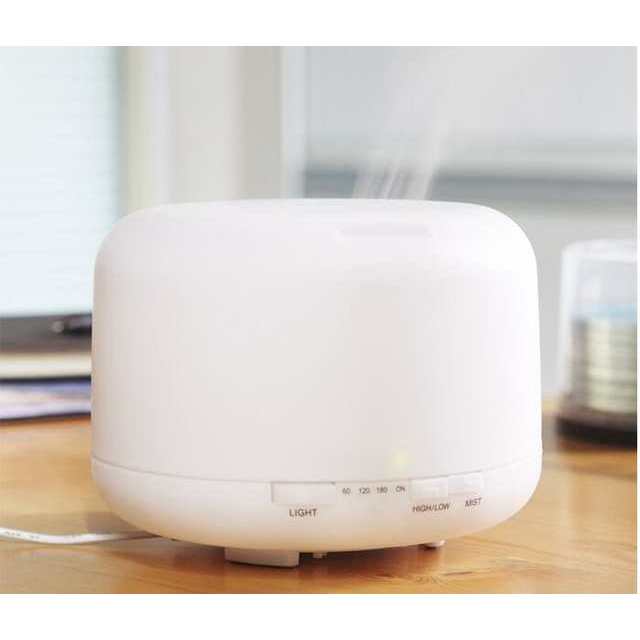 เครื่องพ่นอโรม่า ทรง Muji ขนาด 500 ml.ฟรี! น้ำมันหอมระเหย เอสเซนเชียลออยล์ 5 มล. 1 ชิ้น