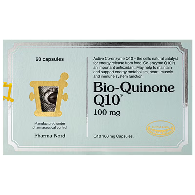 pharma nord bio-quinone q10 100mg 60 tablets