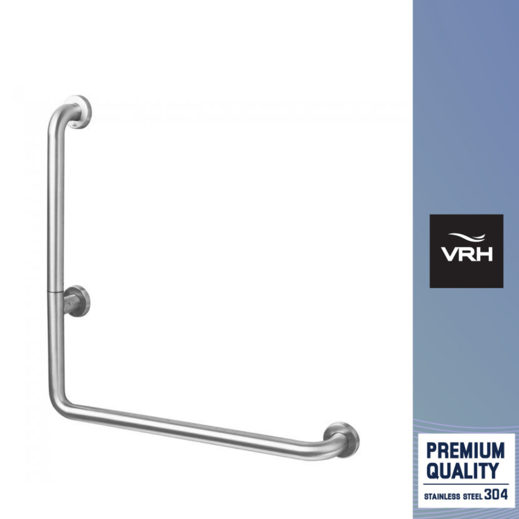 VRH ราวทรงตัวสเตนเลส 90 องศา เส้นผ่านศูนย์กลาง 32มม. ขนาด600x600มม.(ขวา) FBVHC-TS791E