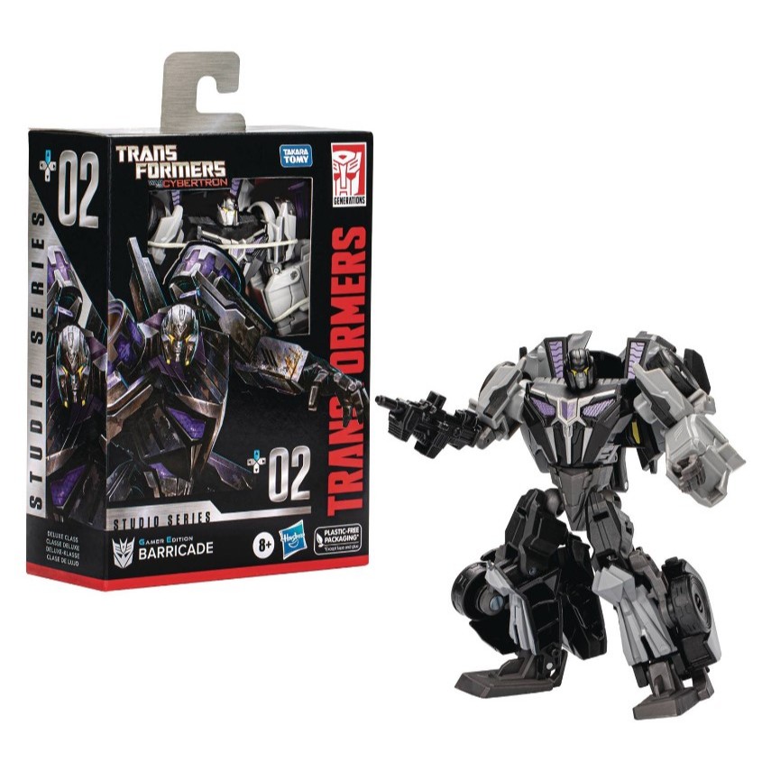 TRANSFORMERS GEN STUDIO SERIES DLX WFC BARRICADE AF CS