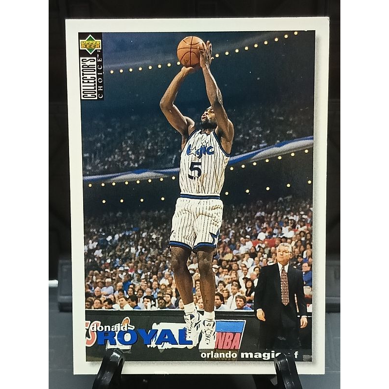 Donald Royal 1995 Collector's Choice #216 Orlando Magic Basketball