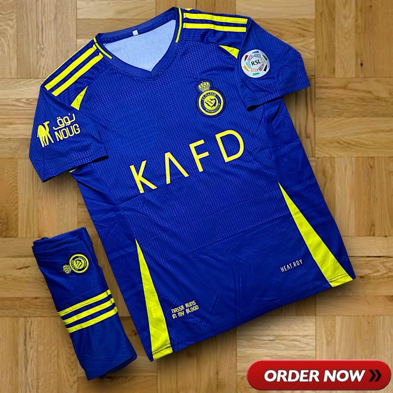 ชุดกีฬาผู้ชาย อันนาเซอร์ แขนสั้น แบบใหม่ล่าสุด 2023-2024 มีไซด์ M- - -3XL มีเสื้อพร้อมกางเกง เนื้อผ้ายืดใส่สบาย