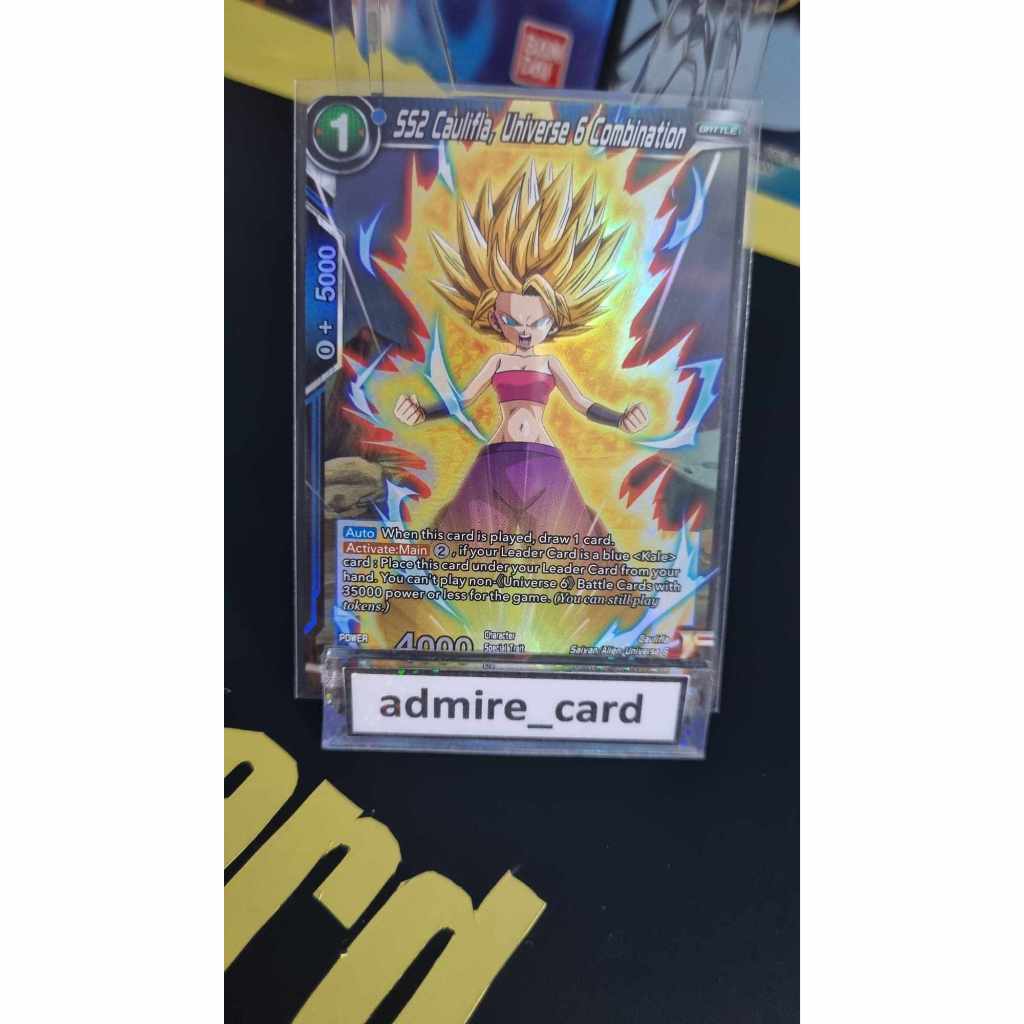 Dragon Ball Super Card Game SS2 Caulifla, Universe 6 Combination BT15-041 C ฟรอย การ์ด ดราก้อนบอล ca
