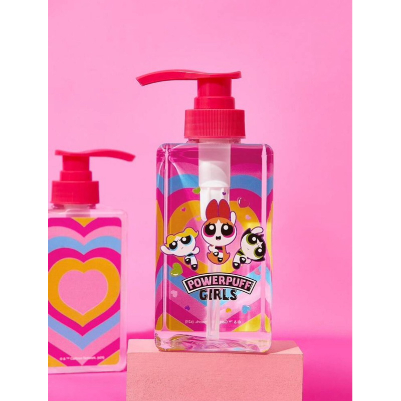 ขวดปั้มพกพา 450มล พาวเวอร์พัพเกิร์ล THE POWERPUFF GIRLS