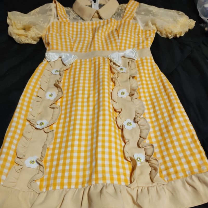 WR studio เดรสสั้นsizeM อก34นิ้วเอว27-28สะโพก37-38นิ้ว