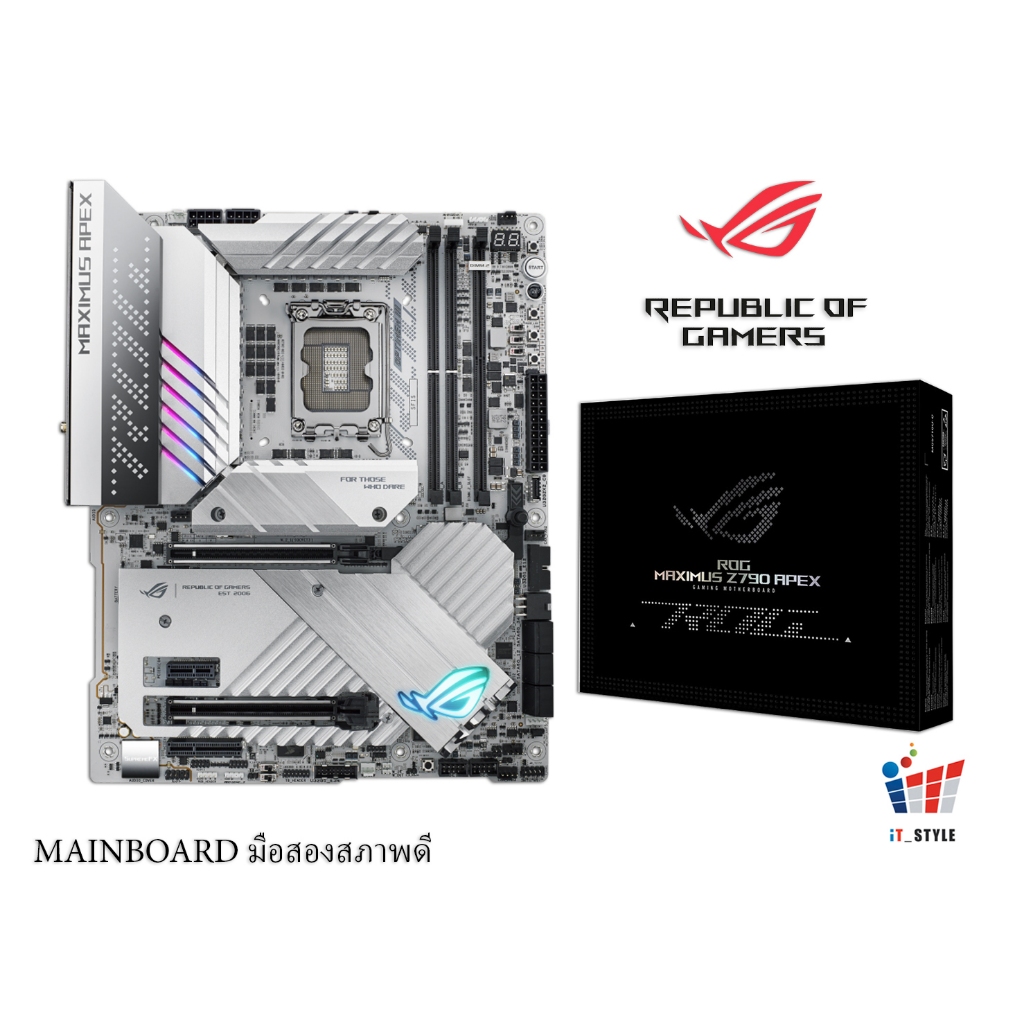 MAINBOARD (เมนบอร์ด) ASUS ROG MAXIMUS Z790 APEX LGA 1700 ประกันศูนย์ไทย