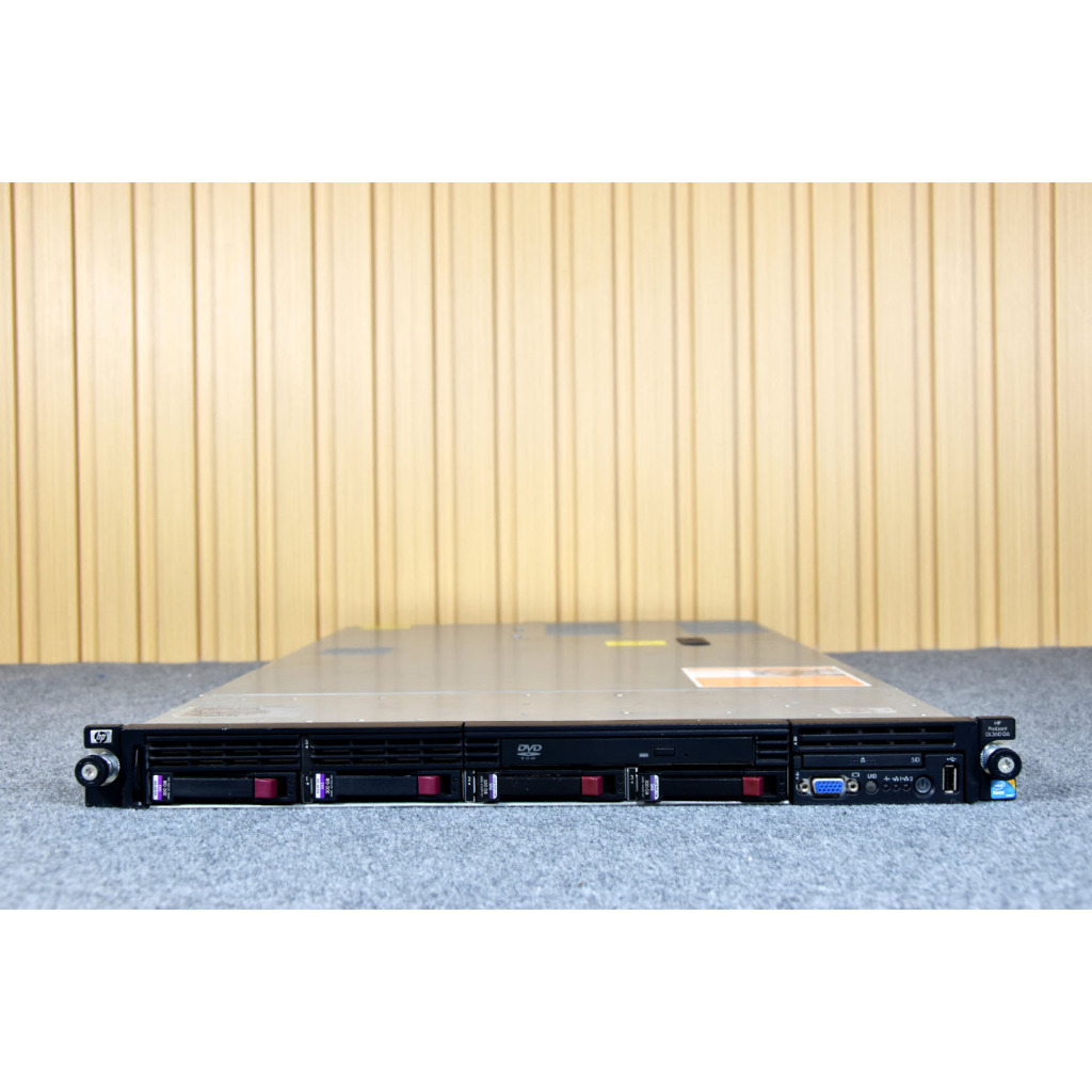 HPE ProLiant DL360 Gen6 SFF มือสอง CPU:E5620 4C/8T RAM32GB 4x146GB SAS รับประกัน 1 เดือน