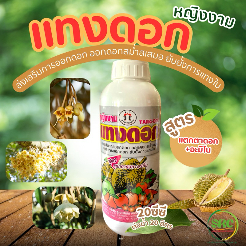 หญิงงามแทงดอก สูตรแตกตาดอก+อะมิโน ขนาด 1 ลิตร ส่งเสริมการออกดอก ยับยั้งการสร้างตาใบ