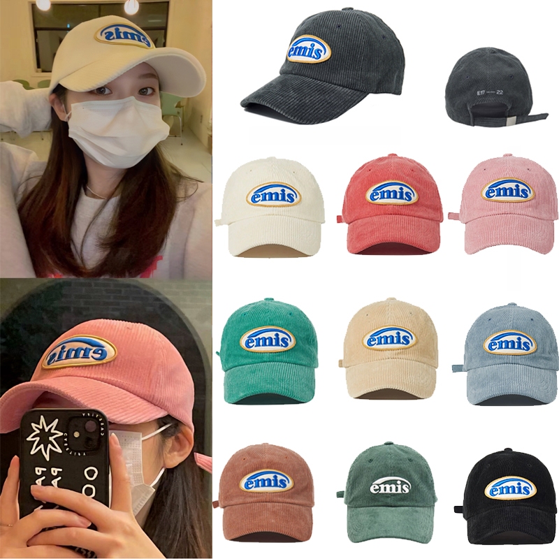 New หมวก emis แท้ CAP หมวกเกาหลี/ที่บังแดด/หมวกกันแดด