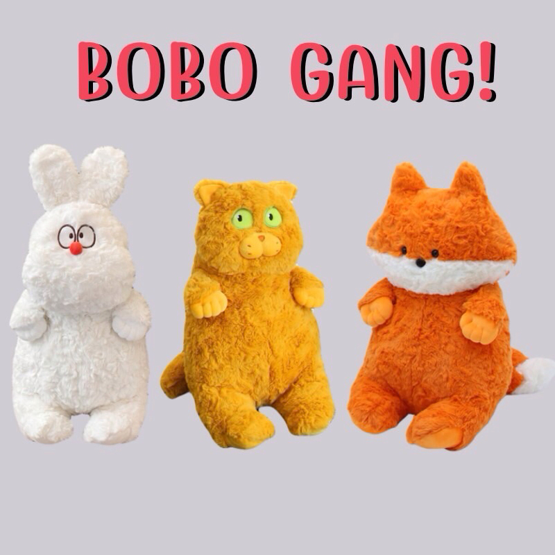 ตุ๊กตาแมว หมู กระต่าย หมา แก๊งตัวป่วนพร้อมส่ง
