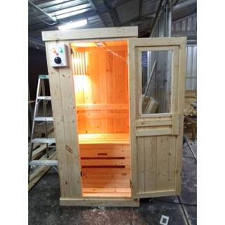 ตู้อบสมุนไพร ไม้สนขาวพร้อมอุปกรณ์การใช้งาน