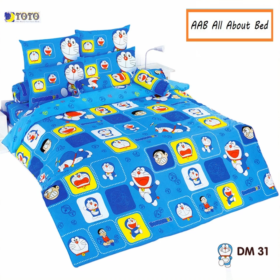 TOTO ชุดผ้าปู 5 ฟุต ลายโดราเอมอน thumbnail 4