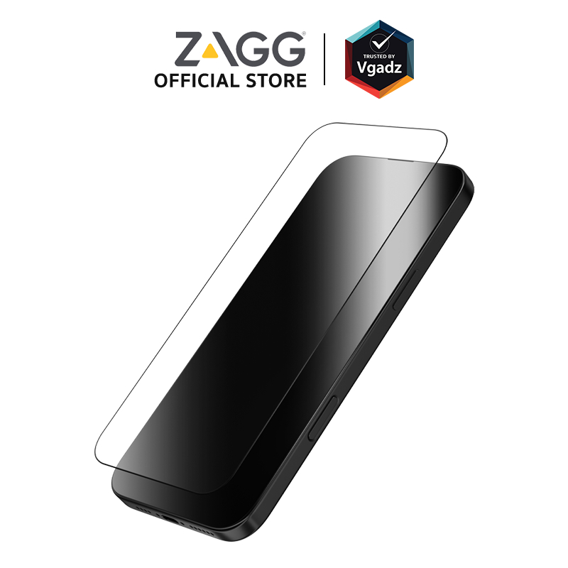 Zagg ฟิล์มกระจกสำหรับ iPhone 16 / 16 Plus / 16 Pro / 16 Pro Max - รุ่น Glass Elite Edge Anti-Reflective