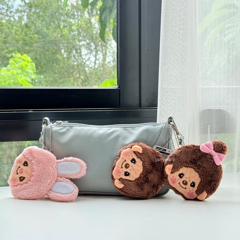 (ใช้โค้ดส่วนลดได้) ตุ๊กตา,พวงกุญแจ,กระเป๋าม่อนชิชิ monchhichi doll,keychain,purse