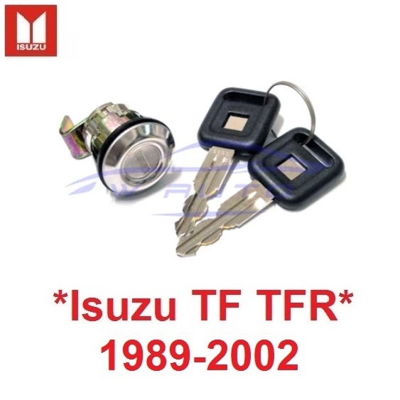 1ชุดตามรูป กุญแจฝาถังน้ำมัน ISUZU TF TFR 1988 - 2002 อีซูซุ ทีเอฟอาร์ ทีเอฟ กลอนฝาถังน้ำมัน กุญแจ ฝา