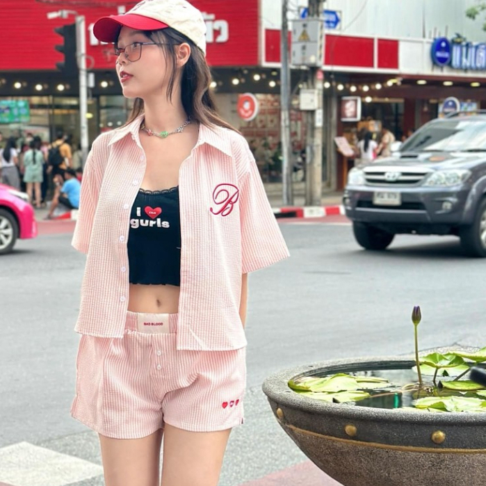 New in ⟢ กางเกง ʙᴀᴅ ʙʟᴏᴏᴅ ꜱᴇᴛ [Mini pant]