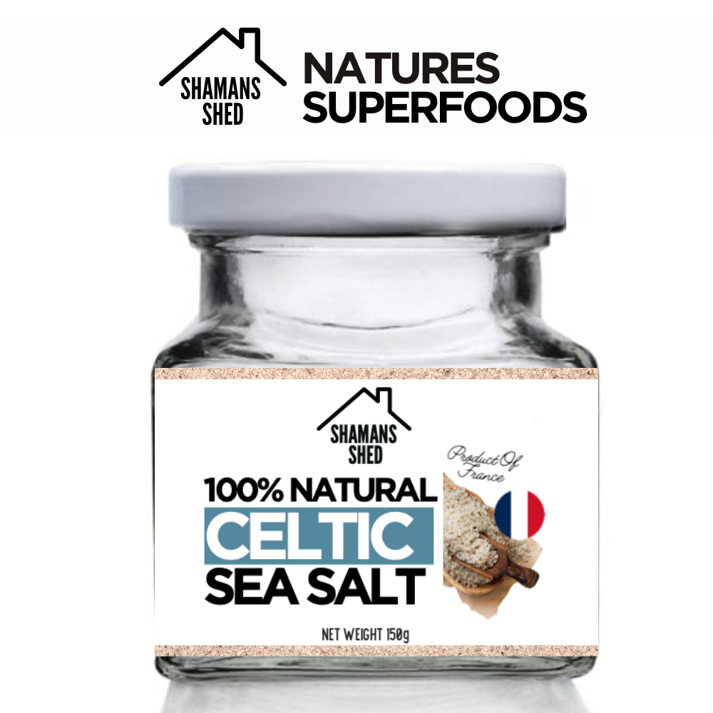 French Celtic Sea Salt (150g) - เกลือทะเลเซลติก – Authentic Unrefined Sea Salt Rich in Minerals