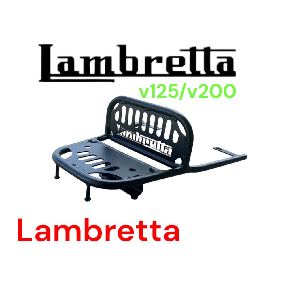 Rack ท้าย Lambretta v125/v200 ทรง VZ 002 ลดราคาพิเศษ N