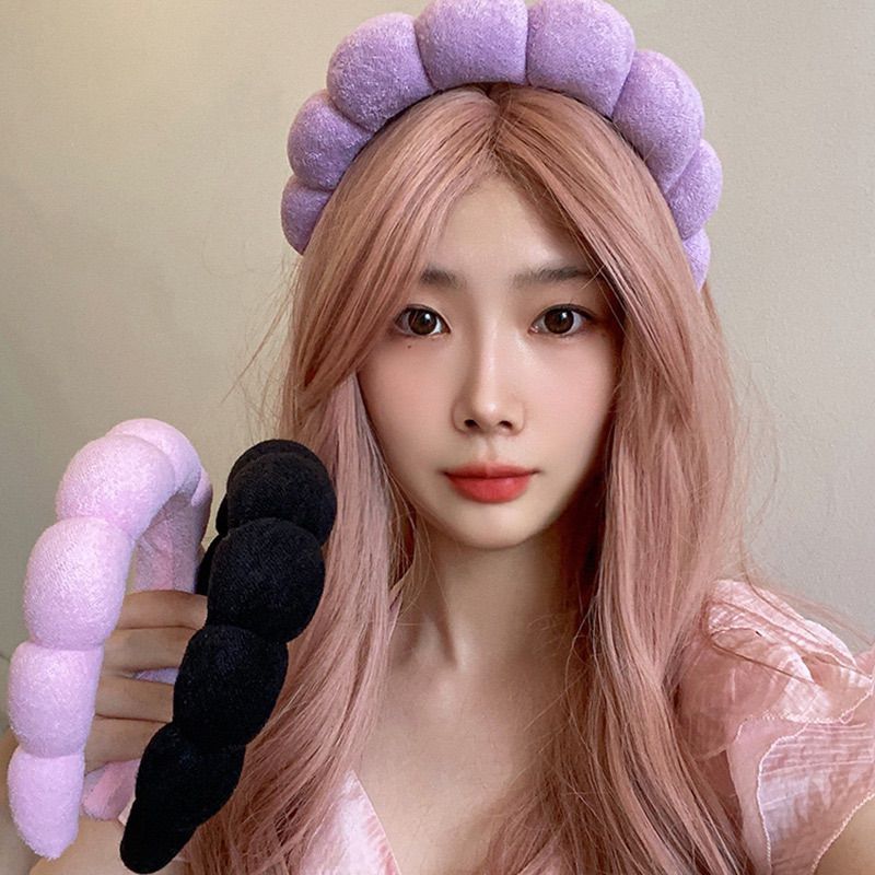 ที่คาดผม ที่คาดผมฟองน้ํา ที่คาดผมเกาหลี ลายเมฆ สีแคนดี้ ที่คาดผมล้างหน้า อเนกประสงค์ คละสี 1 ชิ้น - รูปที่ 7