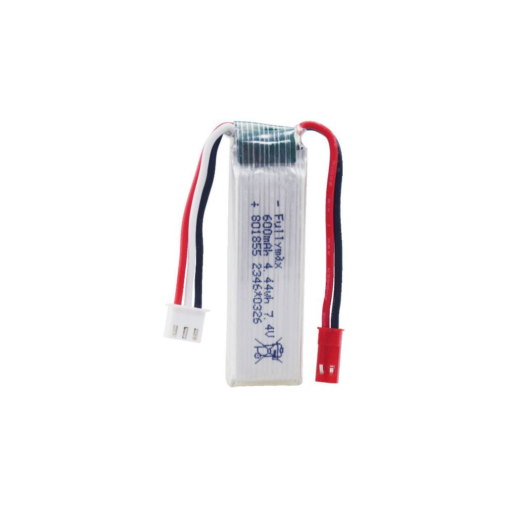 แบตเตอรี่ลิเธียม 2เซลล์ 7.4V 600mAh สำหรับ XK A280 A160 A300 (ส่งจากกรุงเทพ) - รูปที่ 2