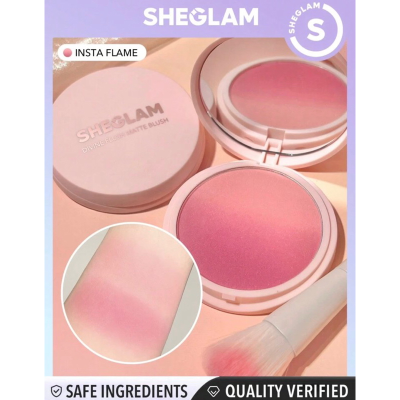 บลัชฝุ่น Ombre ไล่เฉดสีสวยๆ เนื้อแมท ติดทน เม็ดสีชัดมากกก ได้หลายโทนสีในตลับเดียว สีขับผิว ใช้ง่าย