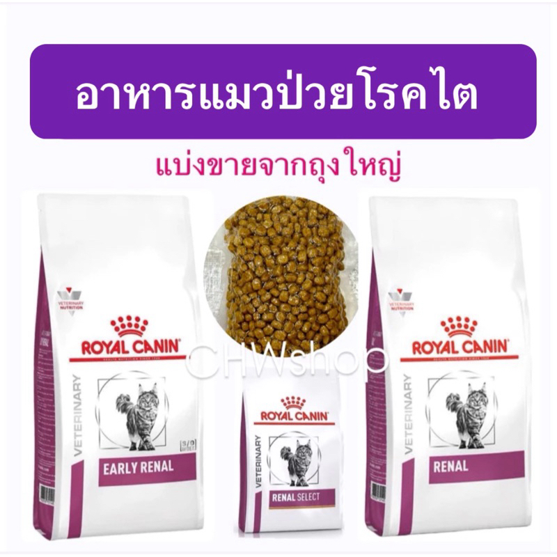 *แบ่งขาย* Royal Canin Renal แมว อาหารแมวโรคไต (ครบ 3 สูตร) ของใหม่ แพ็คใหม่ ส่งไ