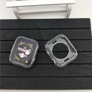 เคส watch สำหรับ 11 10 9 8 7//6/5/4/3/2/1 38 มม.40มม.42 มม44มม41mm45mm46mm case for apple watch S10ซิลิโคนอ่อนนุ่มหุ้ม