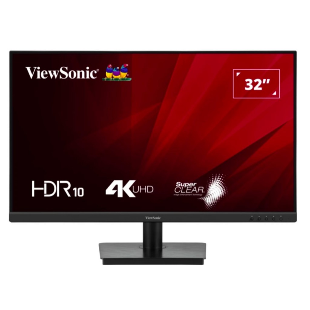 ViewSonic VA3208-4K-MHD 32” 4K UHD HDR10 Dual HDMI and DisplayPort inputs Eye ProTech Monitor with B