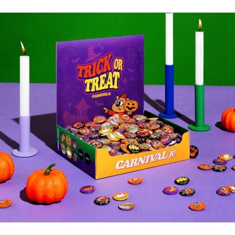 [ ของแท้ ] เข็มกลัด CARNIVAL Trick or Treat "Spooky Bernie” Halloween l Special Gifts from Carnival ของใหม่ พร้อมส่ง