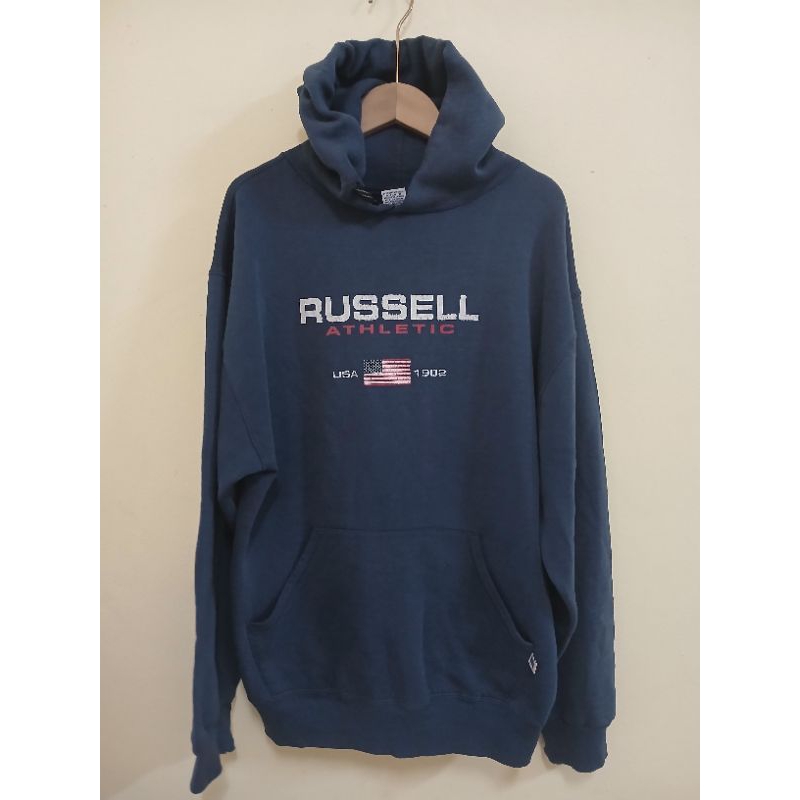 เสื้อกันหนาว มีฮู้ด Russell งานเก่า