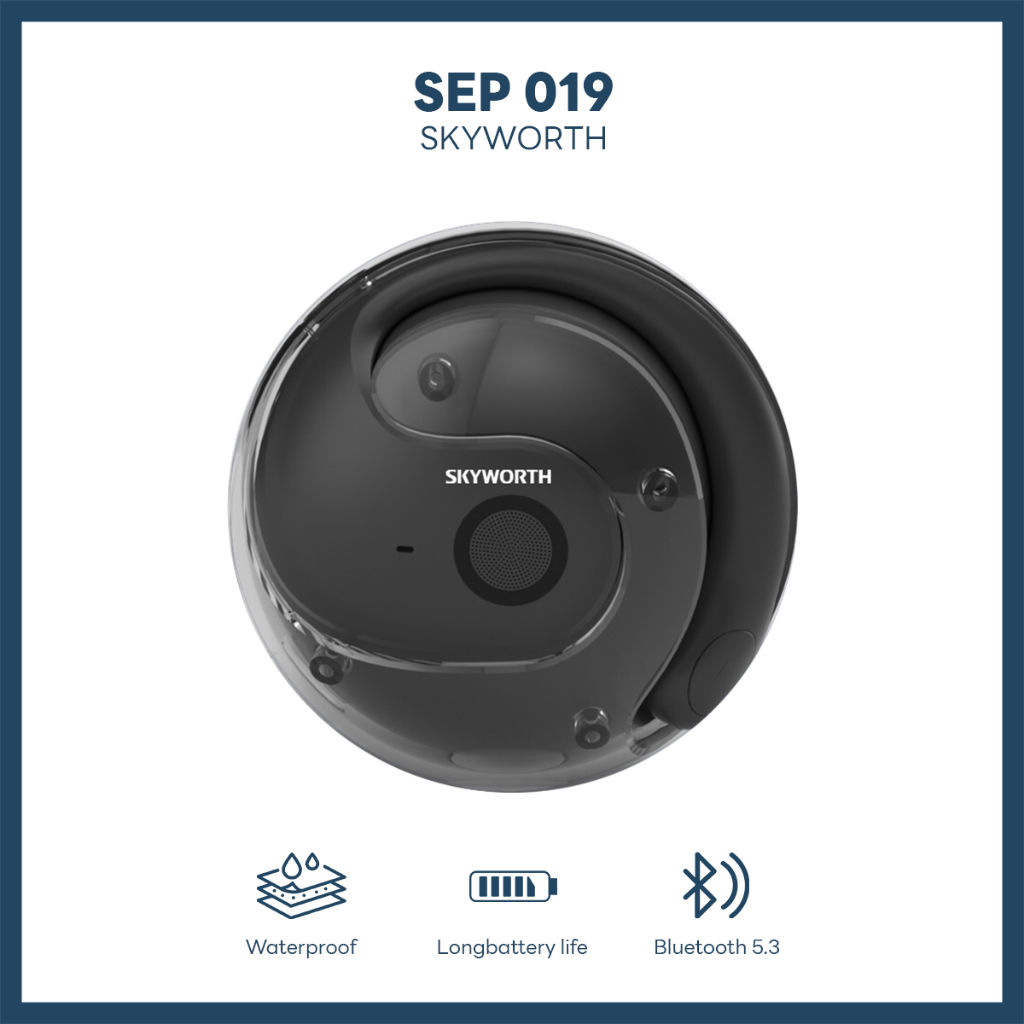 Skyworth SEP019 BT5.3 หูฟังไร้สายบลูทูธ หูฟังกีฬา หูฟังแบบหนีบหู Wireless Bluetooth Earphone