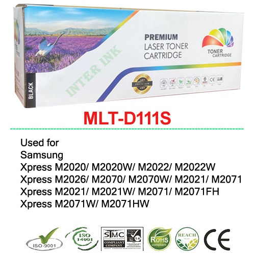 ตลับหมึก Samsung Xpress M2020 / M2020W / M2022 / M2022W (D111S) สีดำ Compatible