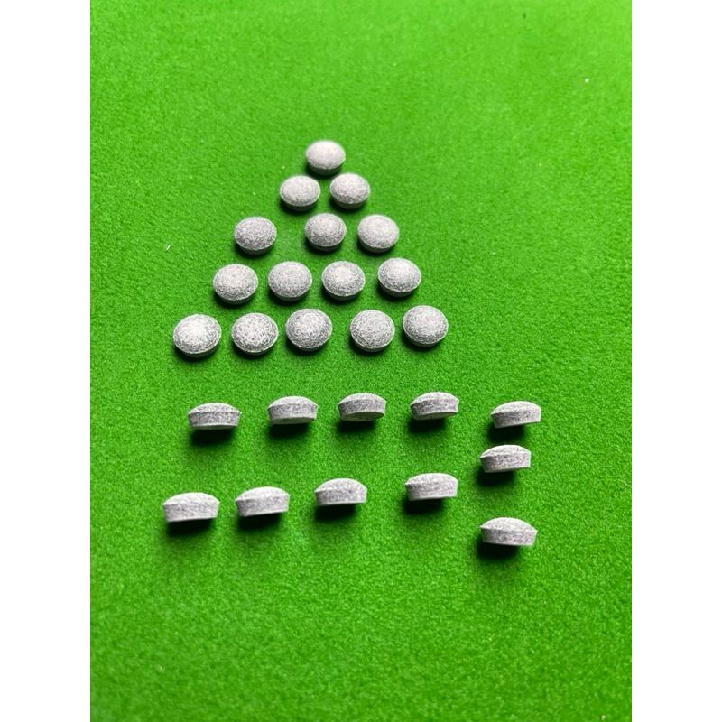 หัวคิวจัดทรงเห็ด หัวคิวLPอัด ขนาด 11mm ราคาต่อหัว ร้านNQ snooker