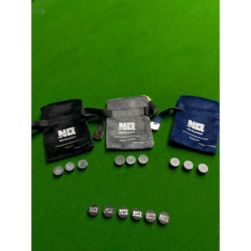 หัวคิว NQ Ultimate cue tip หัวคิวหนัง2ชั้น หัวคิวที่นักกีฬาเลือกใช้ มาแรงสุดตอนนี้ จับขาวดี ออกหัวไม่ยุบ ราคาต่อชิ้น