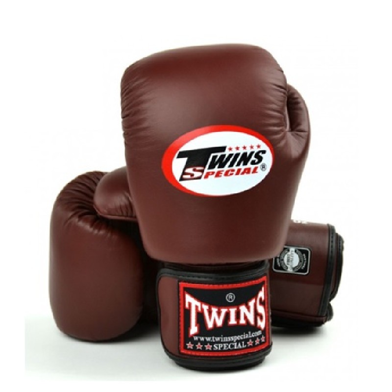 นวมชกมวย ทวินส์ สเปเชี่ยล Twins Special Boxing Glove BGVL3 รวมสี หนังแท้ ,DARK BROWN
