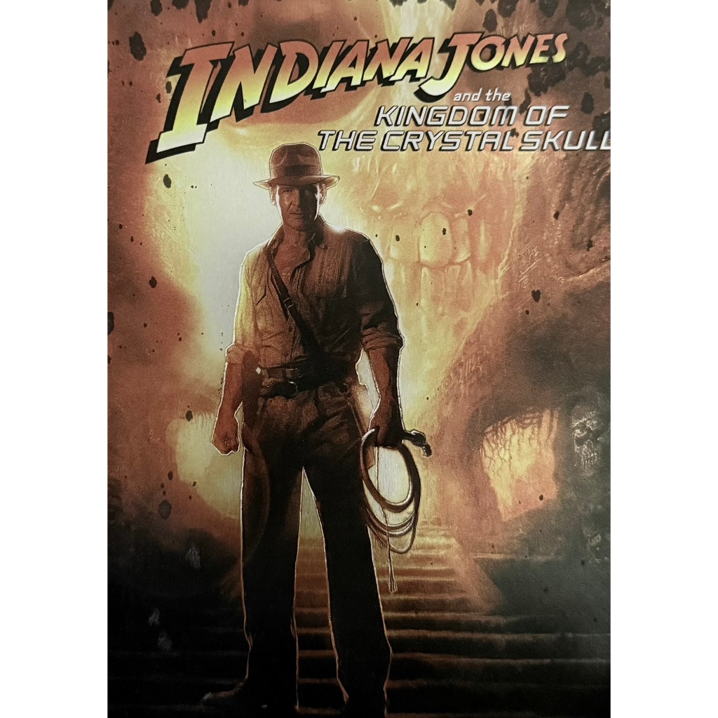 ภาพยนตร์ ฝรั่ง เรื่อง INDIANA JONES  DVD กล่องเหล็ก มี 2 disc