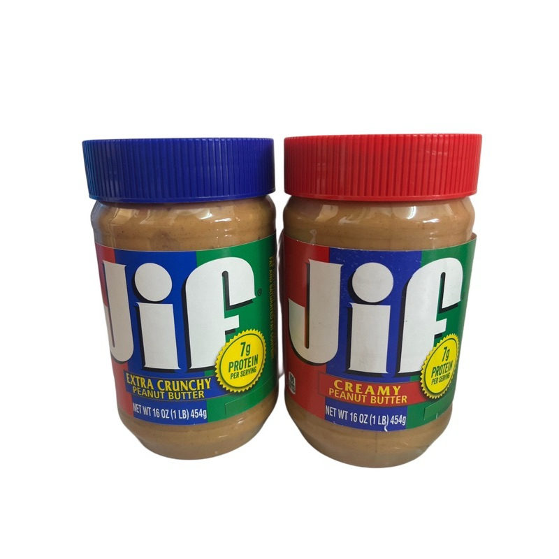Jif จิฟ ครั้นชีพีนัตบัตเตอร์ ถั่วลิสงบด 454 กรัม
