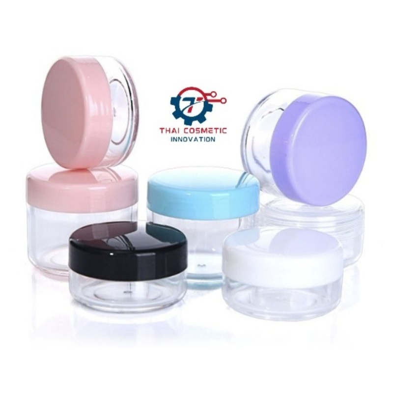 กระะปุกครีมใส ฝาขาว 20กรัม (พร้อมส่ง)