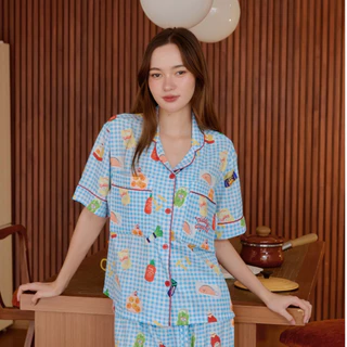 ชุดนอนกางเกงขาสั้น Cuddly Dreams - Groceries Haul